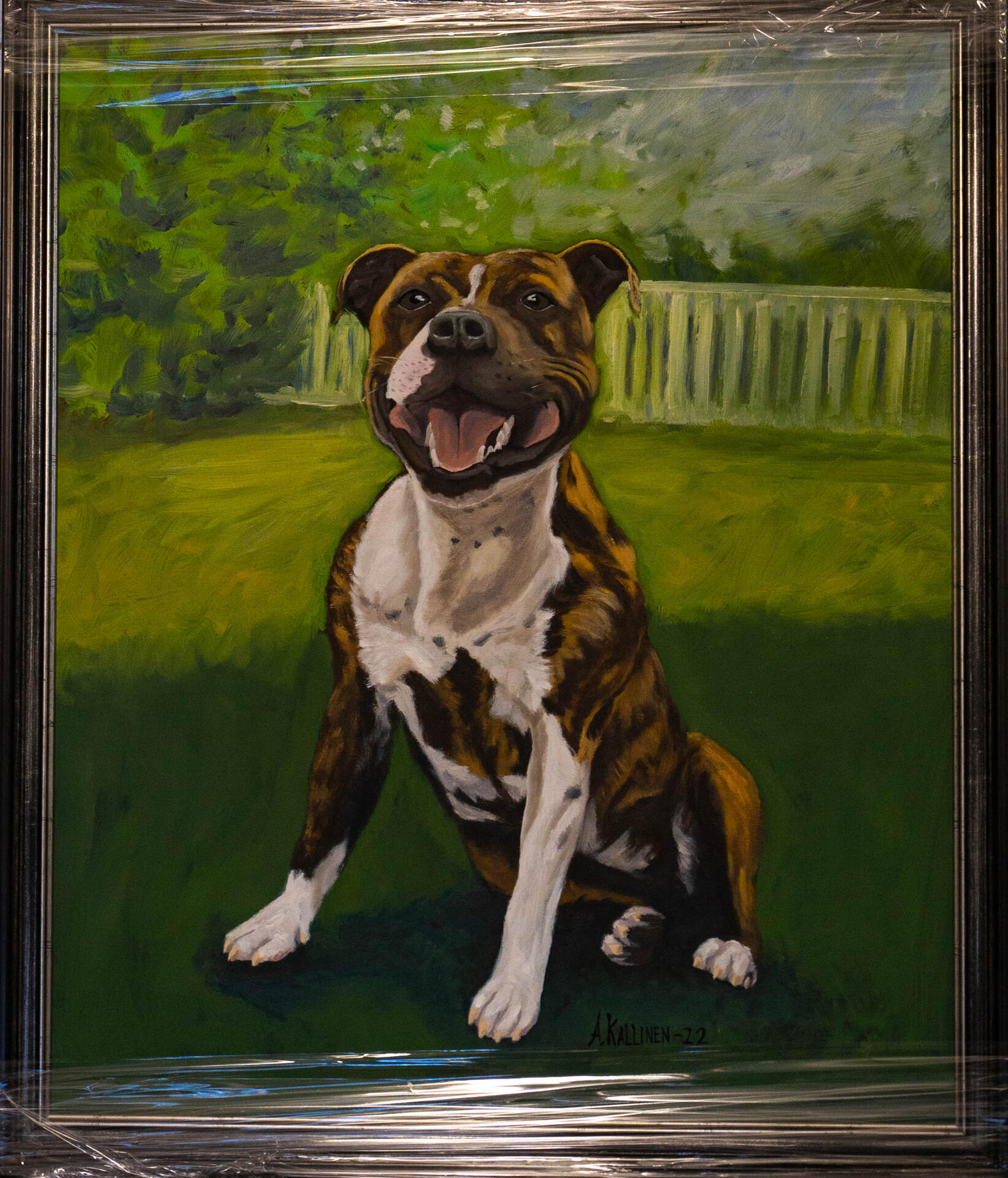 Lola, comissioned work,oil, 2022