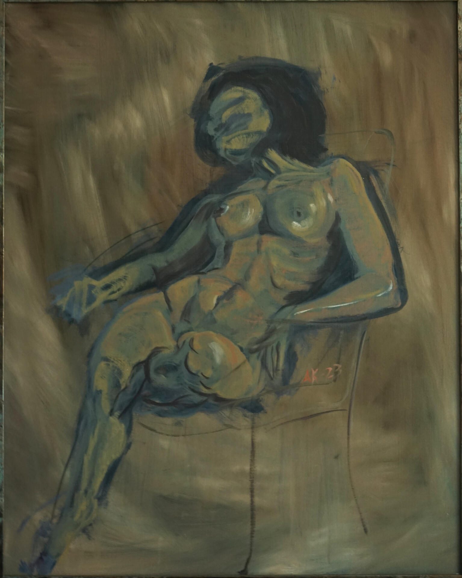 Meatforsale, Oil, 2023